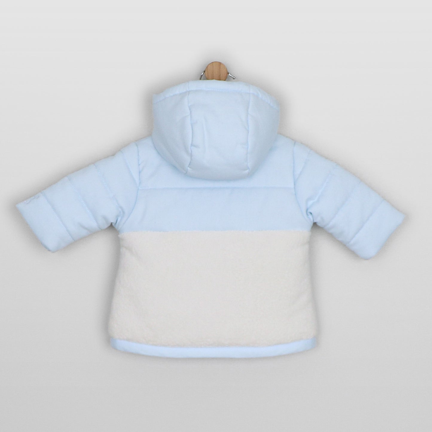 Emile et Rose Marcus Twill & deep pile fleece padded Jacket