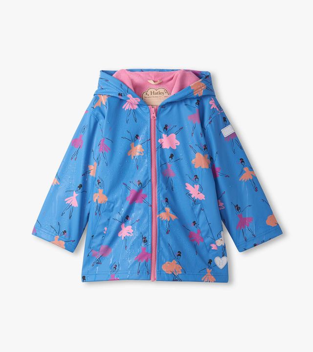 Hatley Ballet School Colour Changing Rain Jacket, Perfect Outerwear