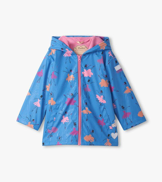 Hatley Ballet School Colour Changing Rain Jacket, Perfect Outerwear