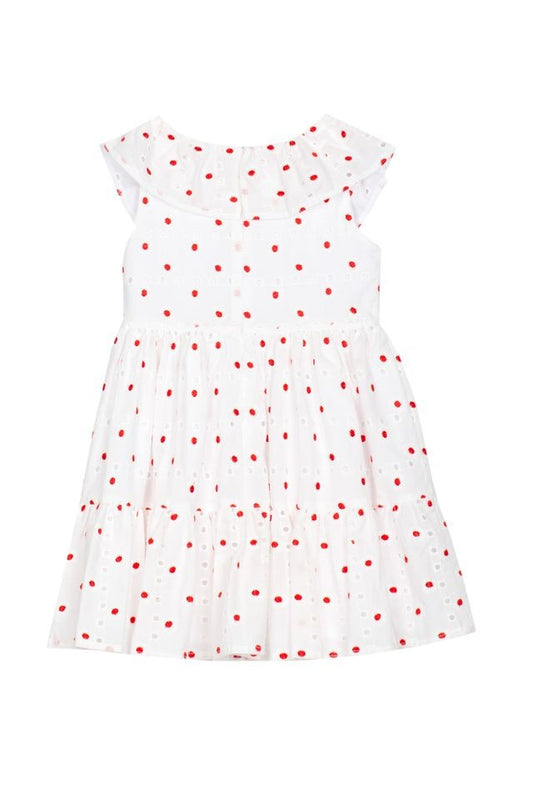 Patachou Red Daisy Dress