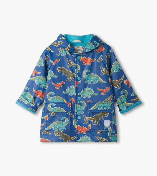 Hatley Dino Roar Snap Raincoat, Perfect Outerwear