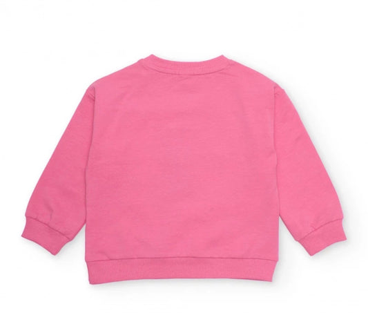 Tuc Tuc GIRL Pink sweatshirt with lemon and lime print