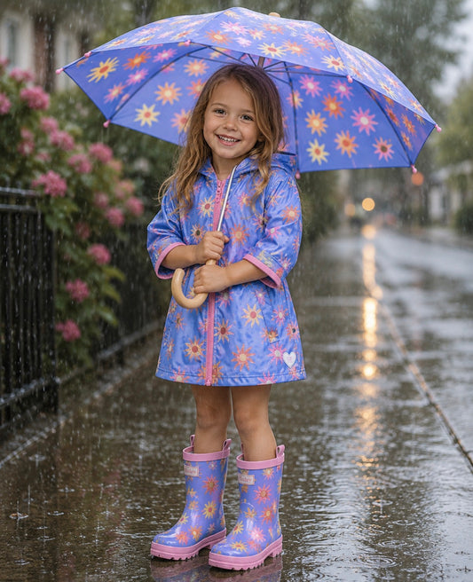 Hatley faded suns zip-up rain jacket
