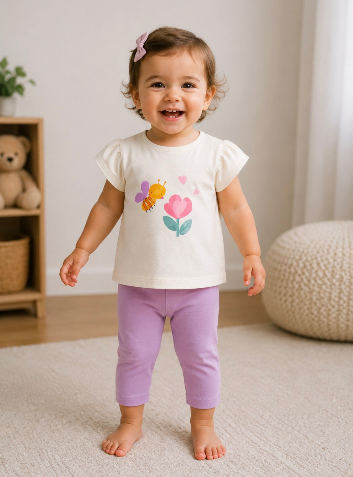Mayoral Baby Girl Lilac Legging Set