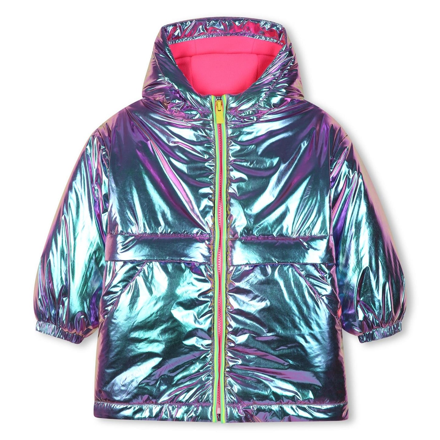 BILLIEBLUSH Purple Shiny Coat