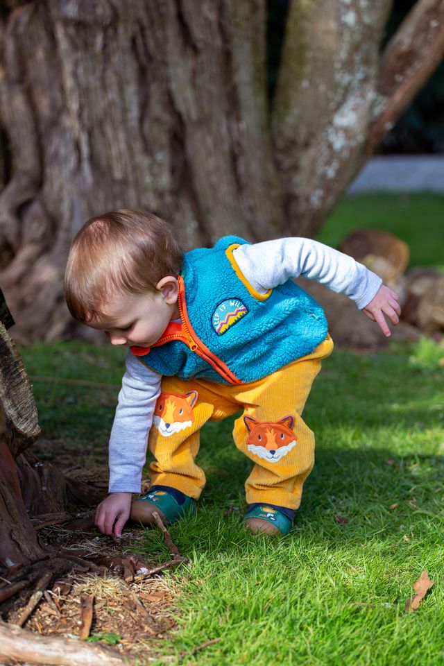 FRUGI ARLO CORD TROUSERS GOLD/FOX