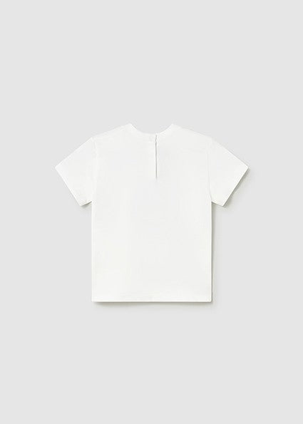 Mayoral Baby Boy Beach White sailboat T-shirt