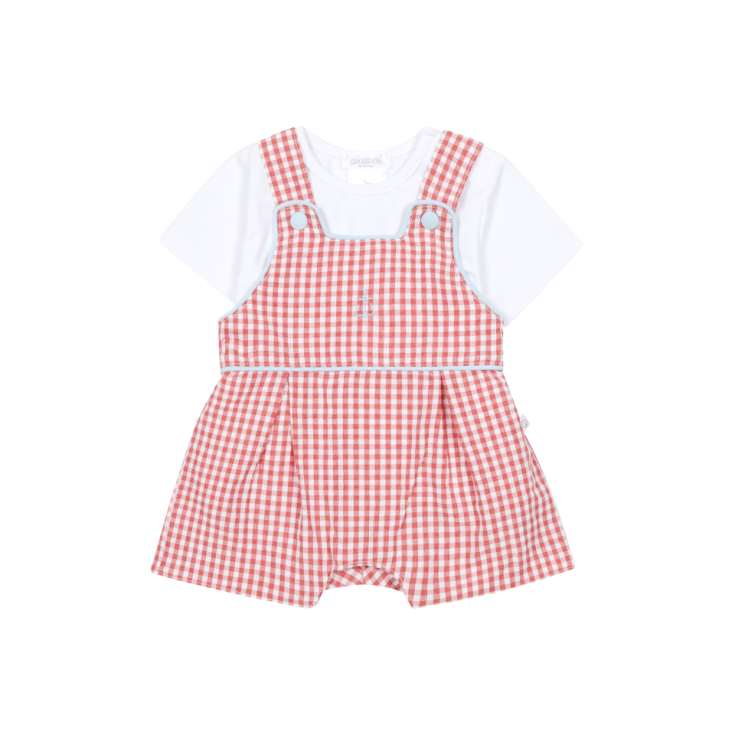 Deolinda Baby Boy Aura Dungaree & t-shirt set