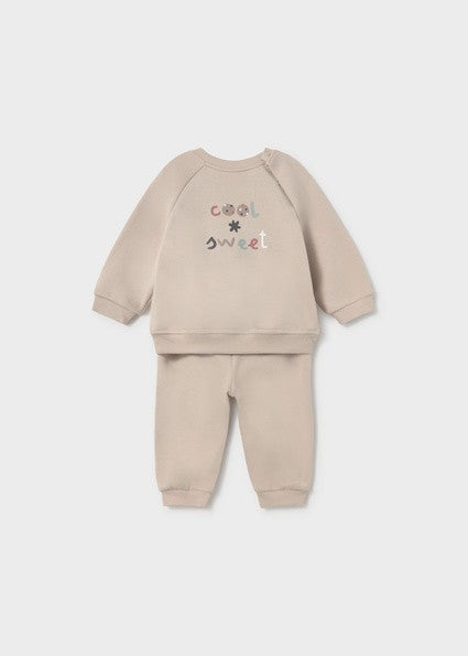 Mayoral Unisex Neutral Tracksuit