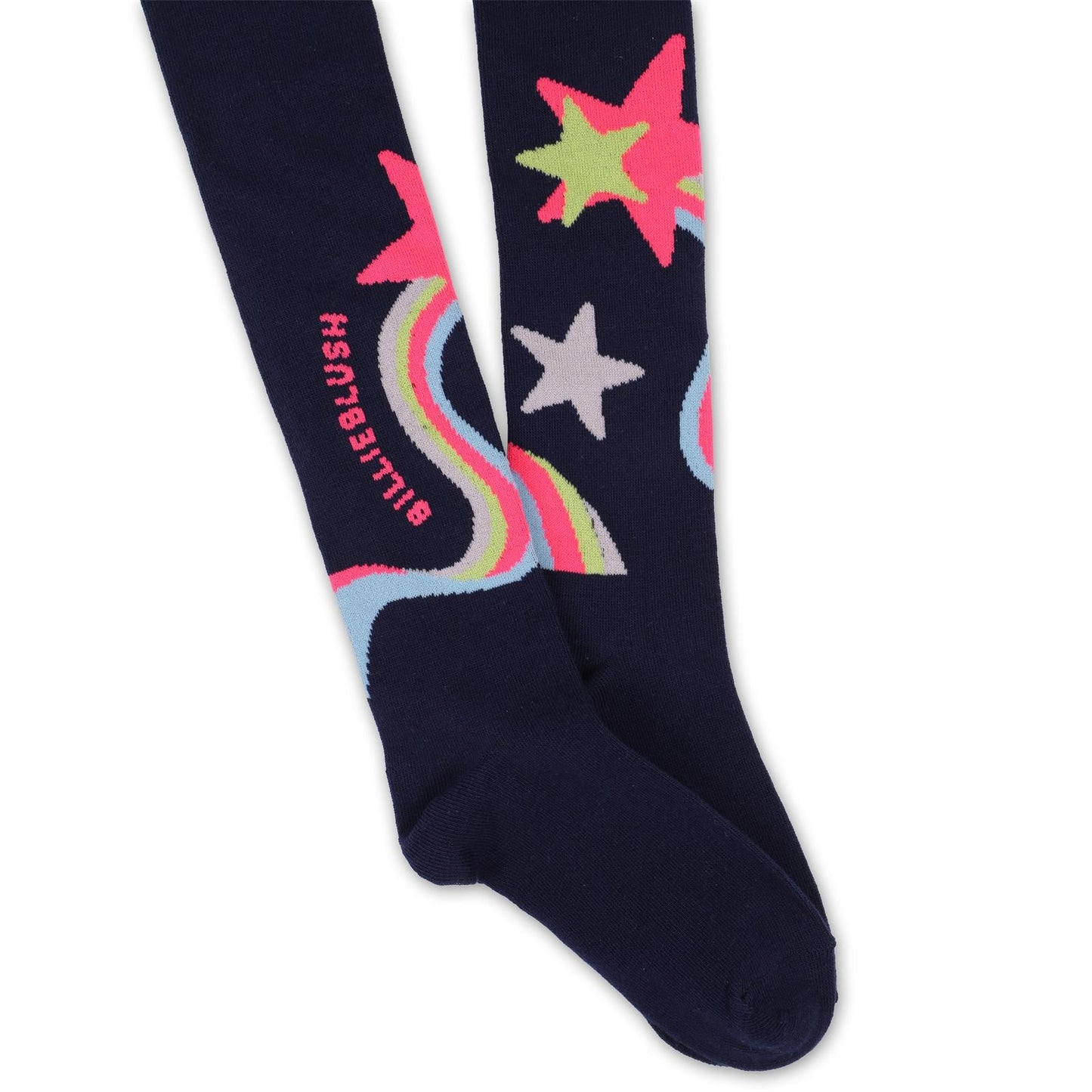 BILLIEBLUSH Navy Blue Tights With Fab Designs