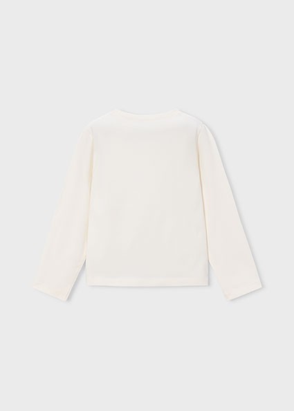 Mayoral Red Bow Long Sleeve T-shirt