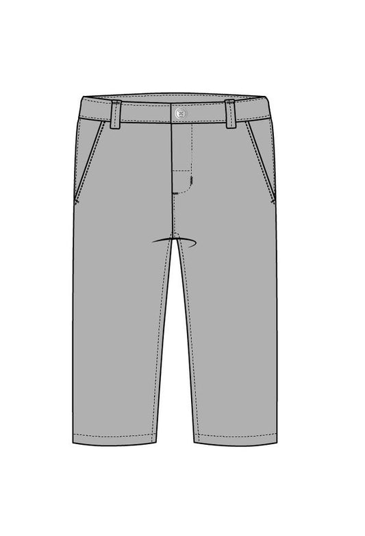 Boboli Stretch Trousers for Boys in Grey