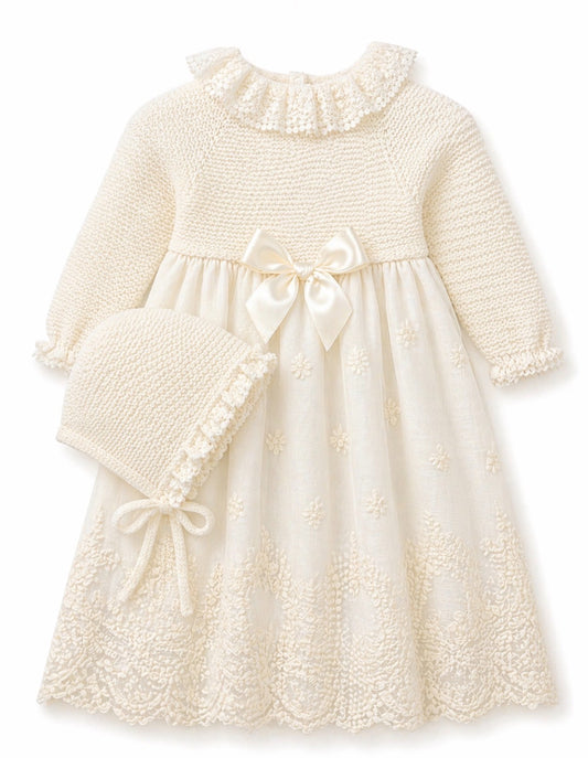 Juliana Cream Christening Gown