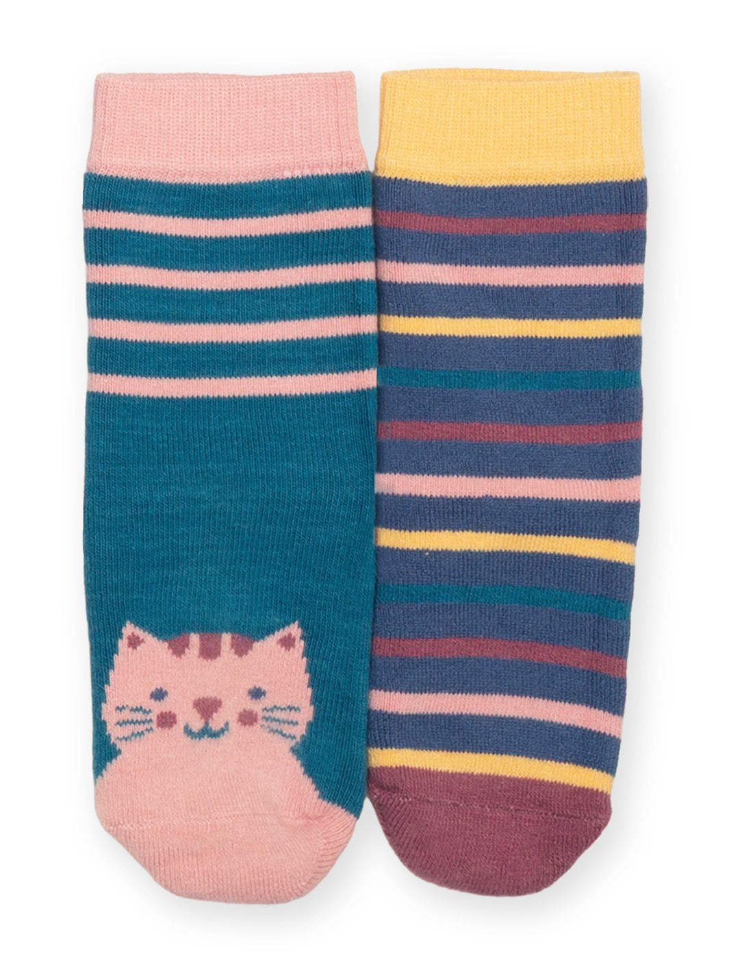 Kite Misty The Cat Grippy Socks Multi
