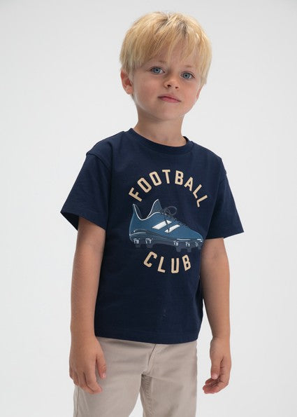 Mayoral Boy Football Navy Club Shirt