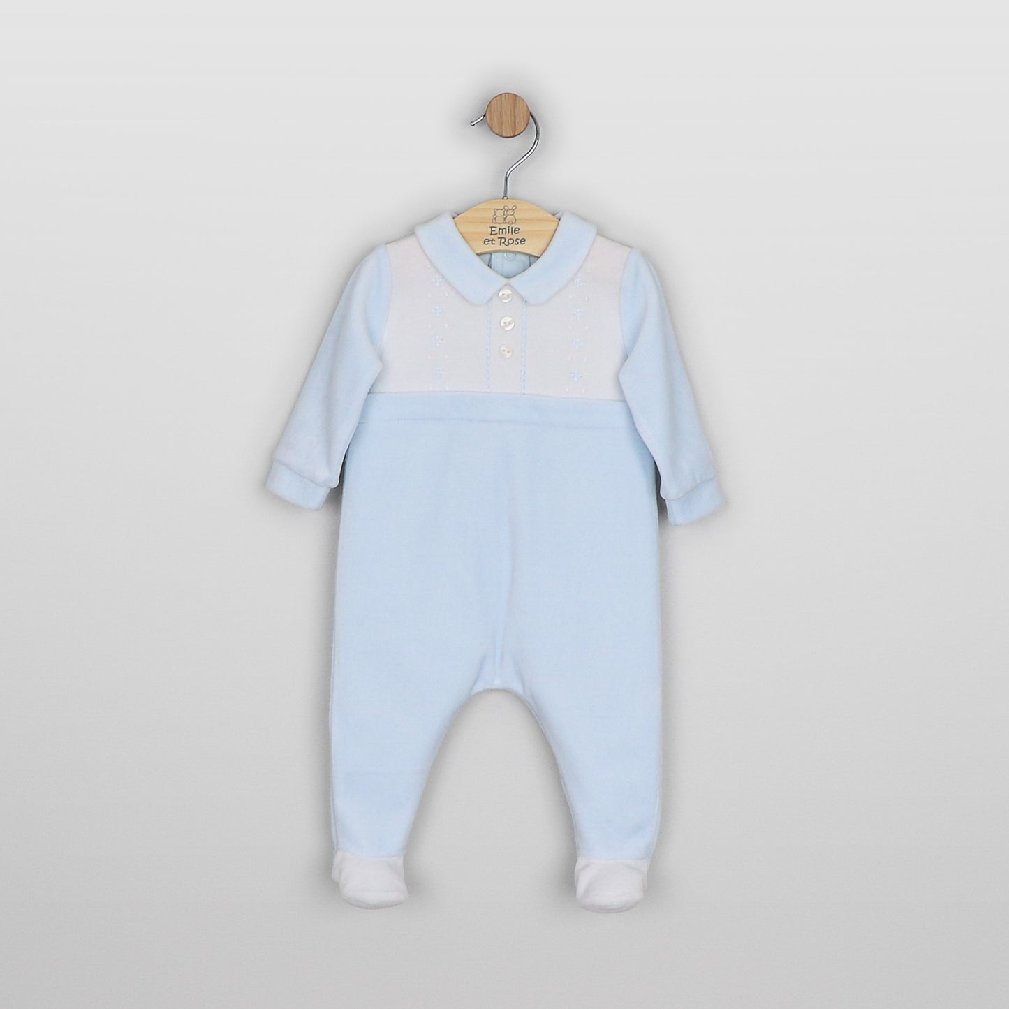 Emile et Rose Monty Velour all in one