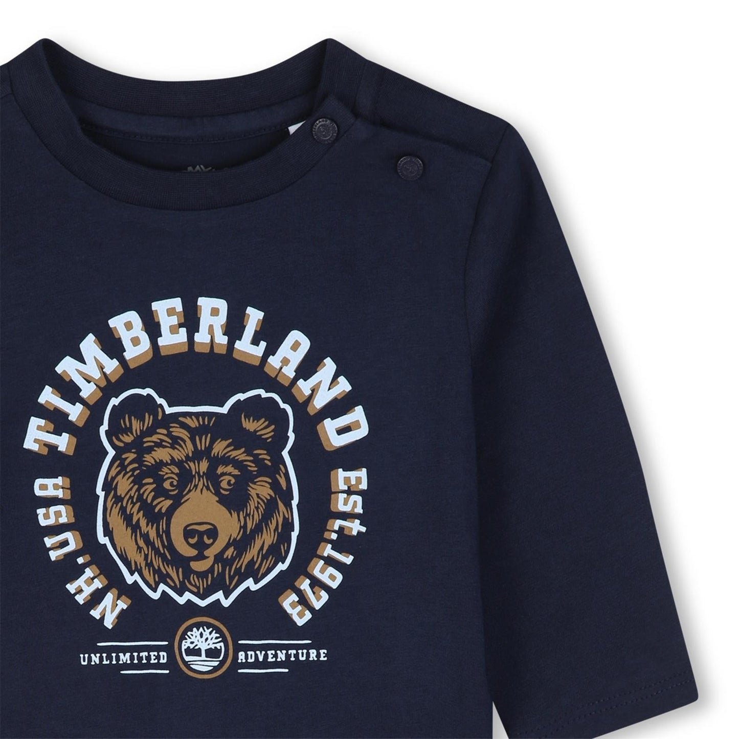 TIMBERLAND LONG SLEEVE T-SHIRT in NAVY