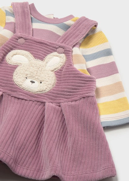 Mayoral Dungaree skirt               Mauve