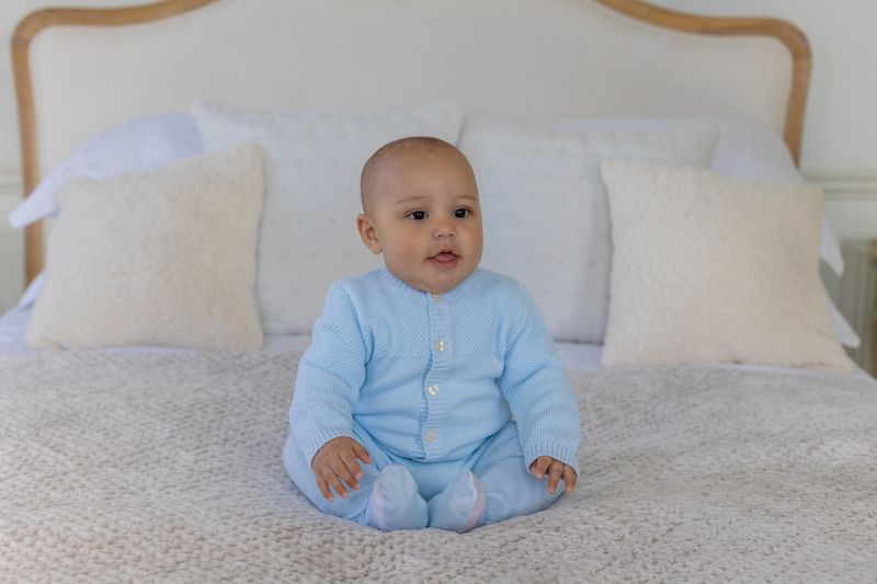 EMILE ET ROSE CYPRESS CARDIGAN BLUE