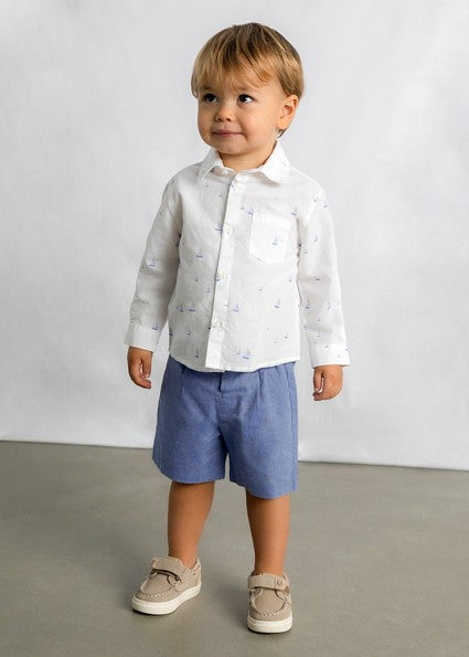 Mayoral Baby Boy Linen Shirt