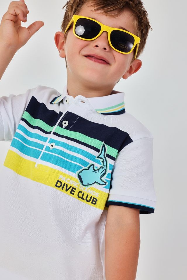 Boboli colourful polo top for boy