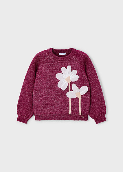 Mayoral Girl Flower Sweater