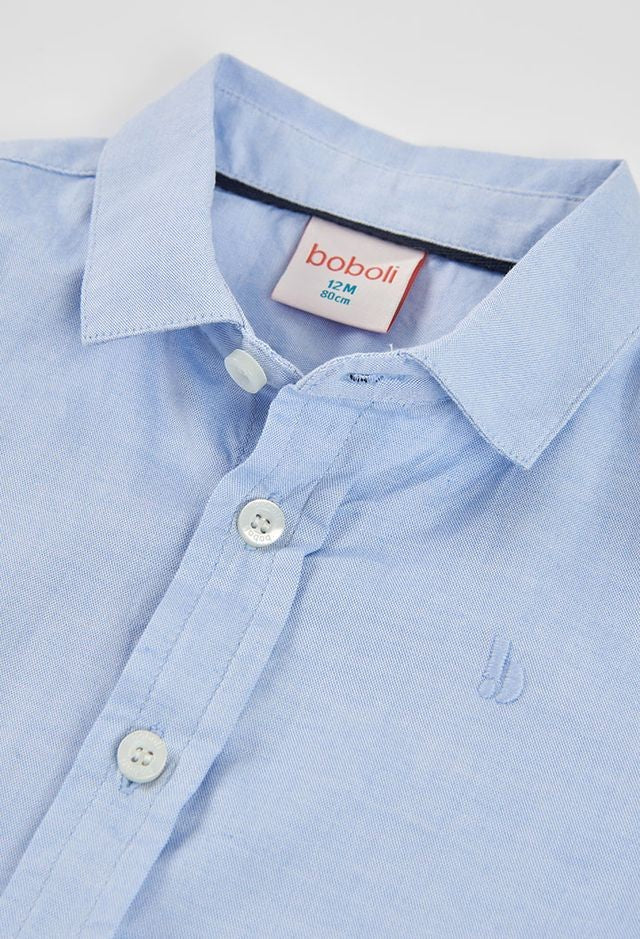 Boboli Oxford Shirt for boys in sky blue