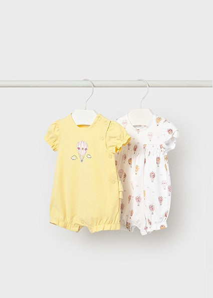 Mayoral Baby Girl 2 Romper Set