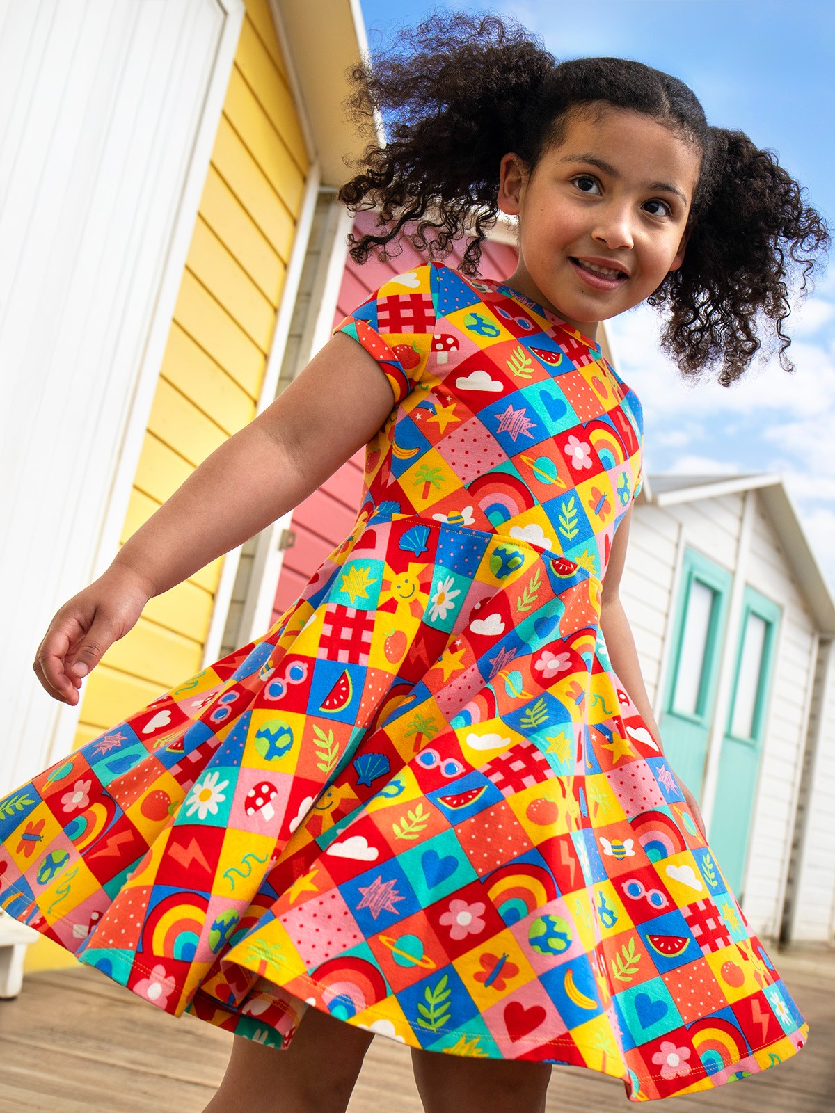 FRUGI SPRING SKATER DRESS - FAVOURITE THINGS