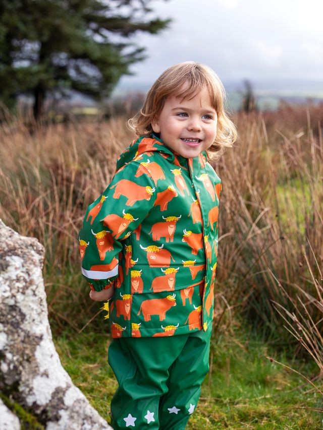 FRUGI HIGHLAND GRAZING PRINTED PUDDLE BUSTER COAT