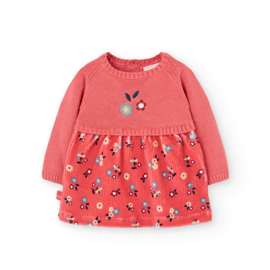 Boboli Baby Girl Coral Dress