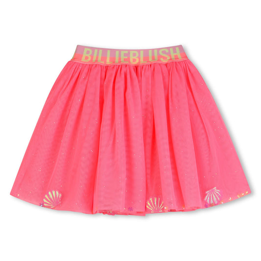 BILLIEBLUSH MESH SKIRT FUSCHIA