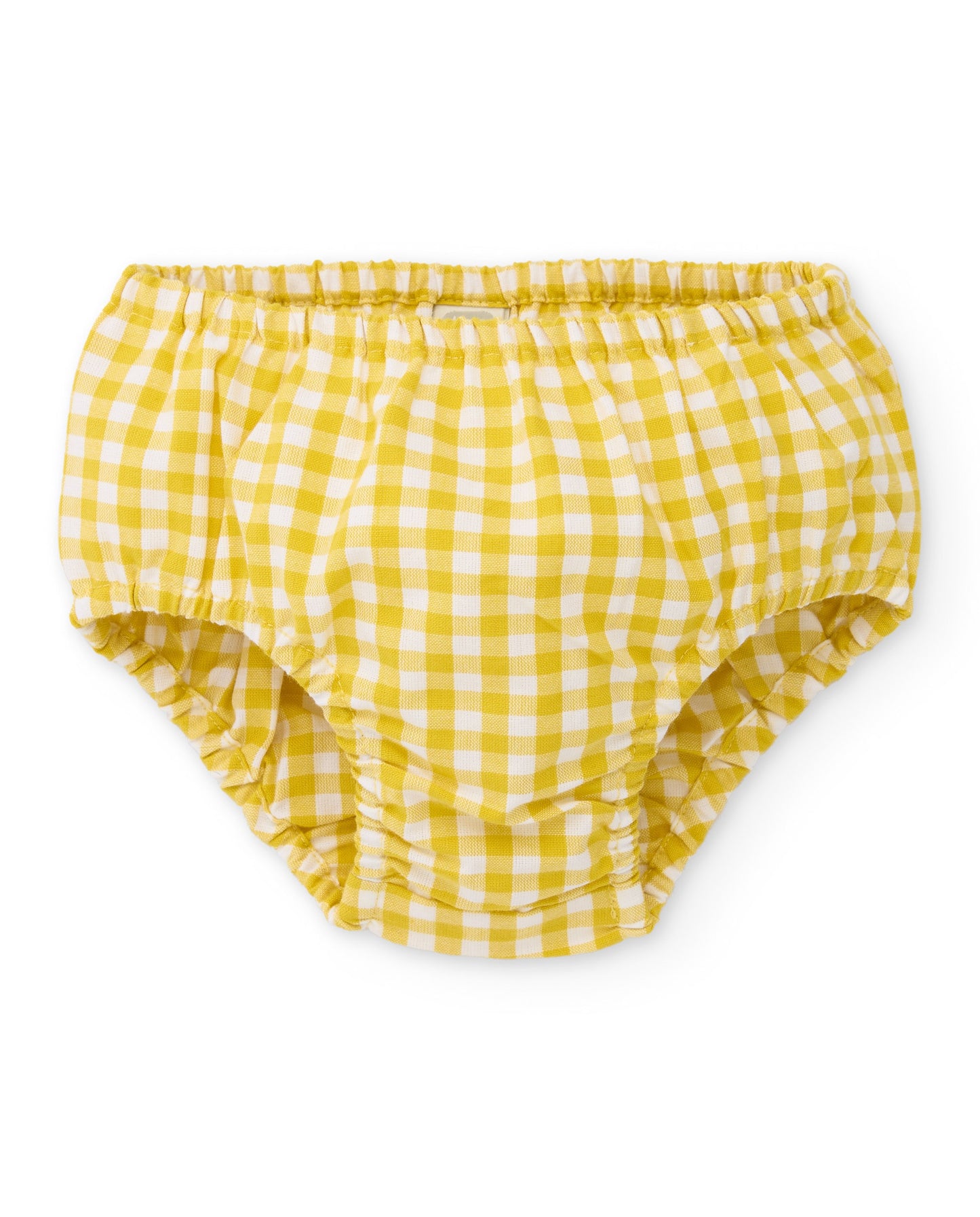 Tuc Tuc BABY GIRL Yellow and white gingham sundress
