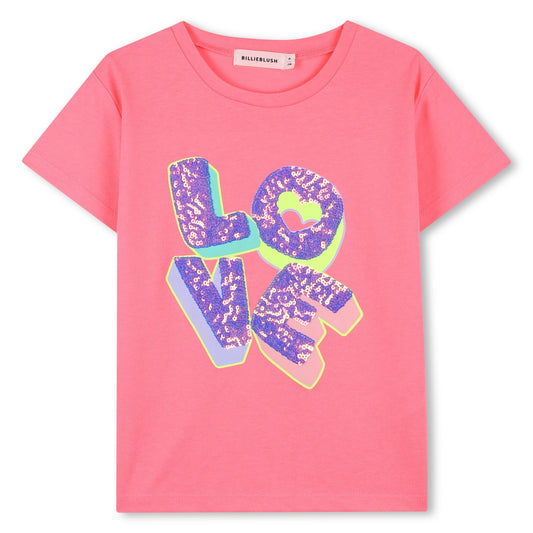 BILLIEBLUSH SHORT SLEEVES TEE-SHIRT FUSCHIA