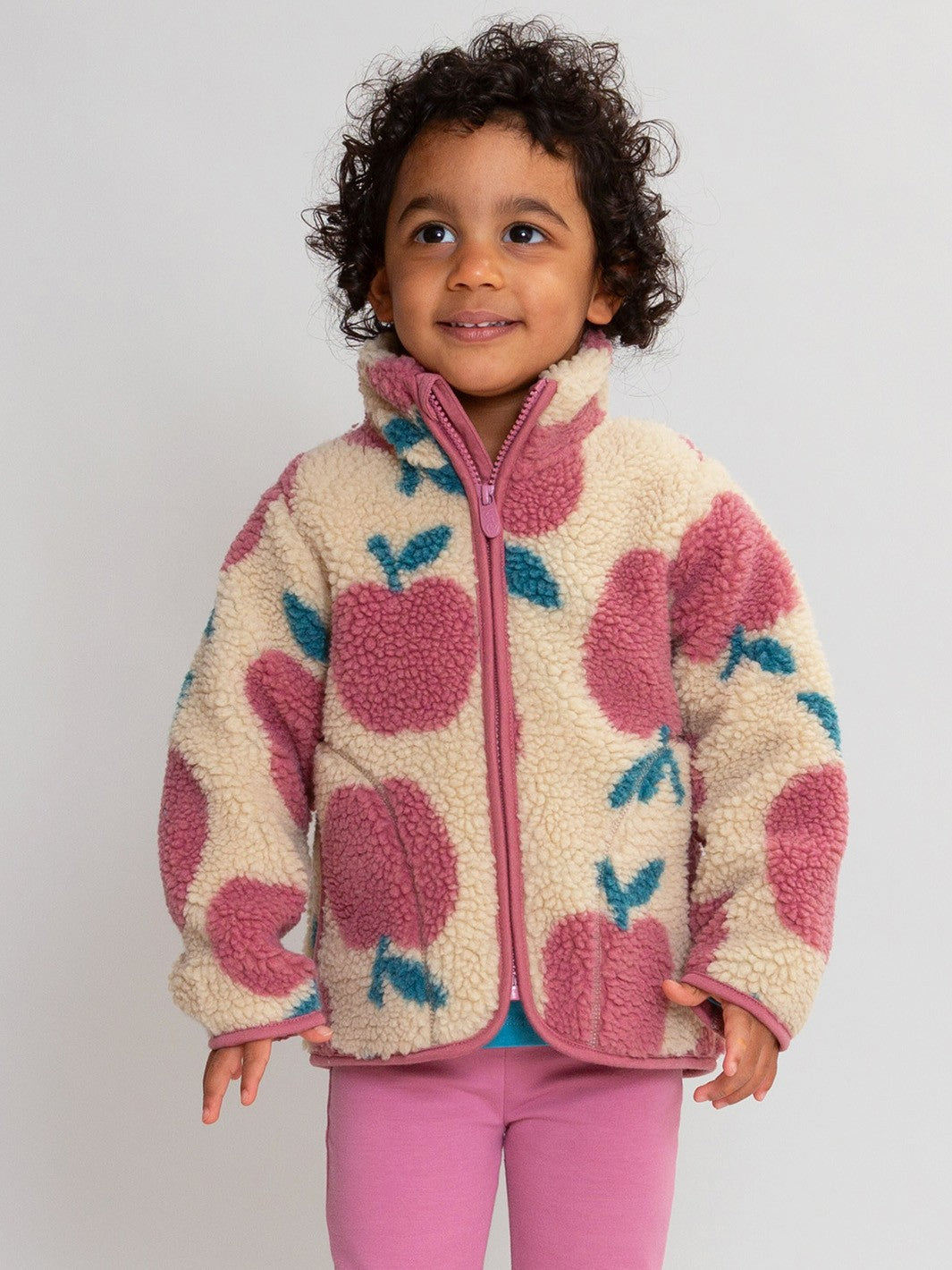 Kite Brownsea Fleece Apples Pink