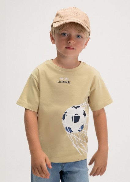 Mayoral Boy T-Shirt With Football Theme Print