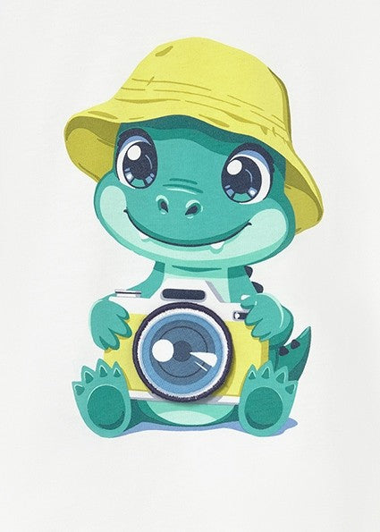 Mayoral Baby Boy T-shirt with Camera Appliqué