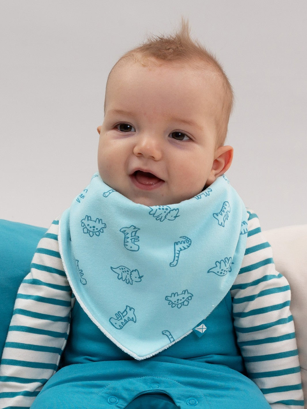 Kite Diddy Dino Bib Blue