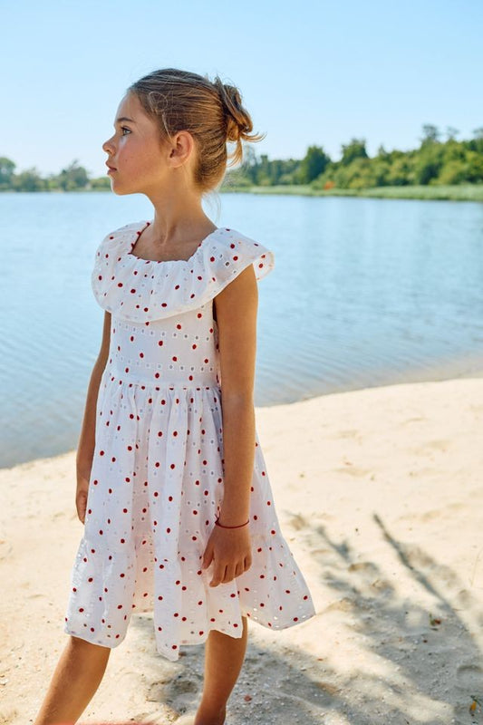 Patachou Red Daisy Dress