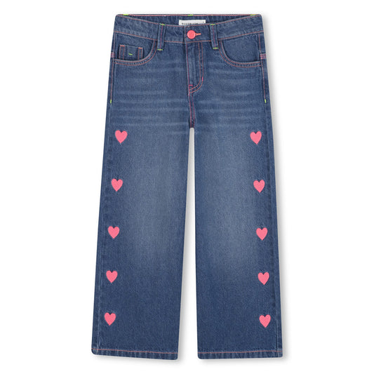 BILLIEBLUSH DENIM TROUSERS DOUBLE STONE+BROSSAGE