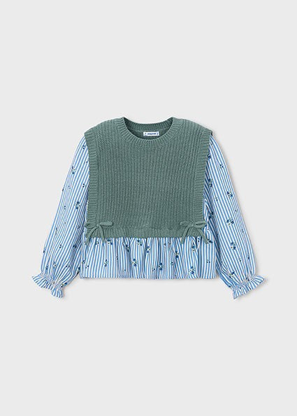 Mayoral Color-block vest top