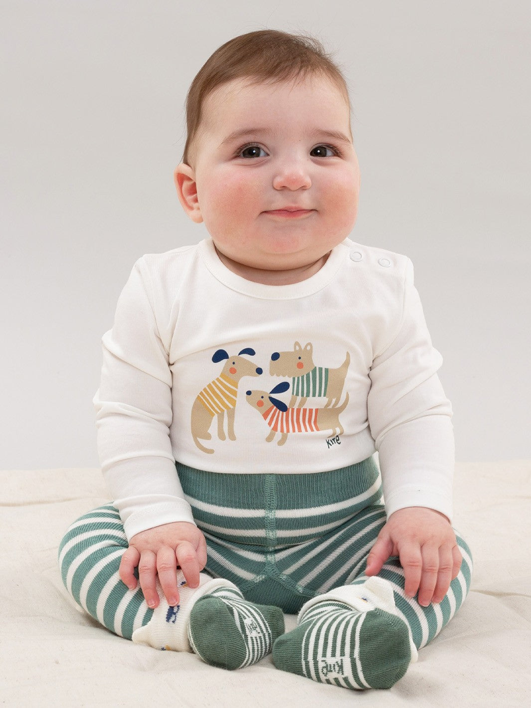 Kite Lucky Pups Bodysuit Cream