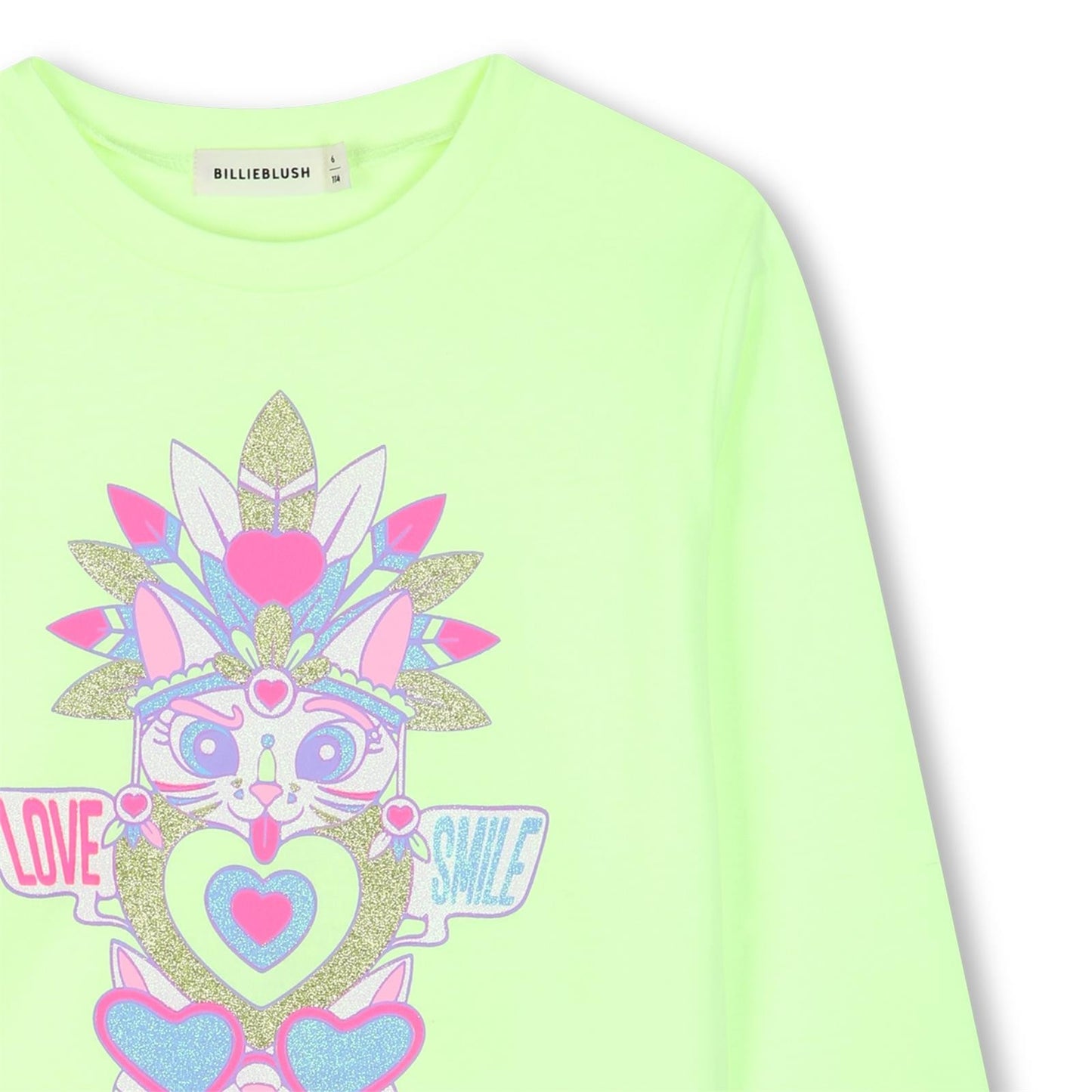 BILLIEBLUSH Long Sleeve Yellow T-Shirt