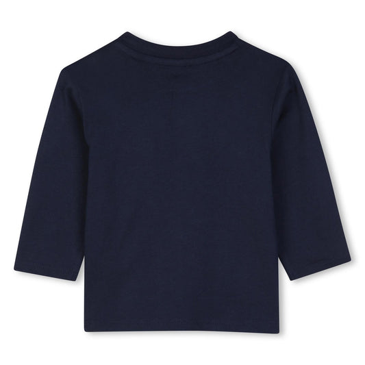 TIMBERLAND LONG SLEEVE T-SHIRT in NAVY