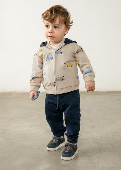 Mayoral 3-piece printed tracksuit