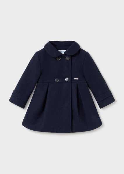 Mayoral Woollen Coat in Navy