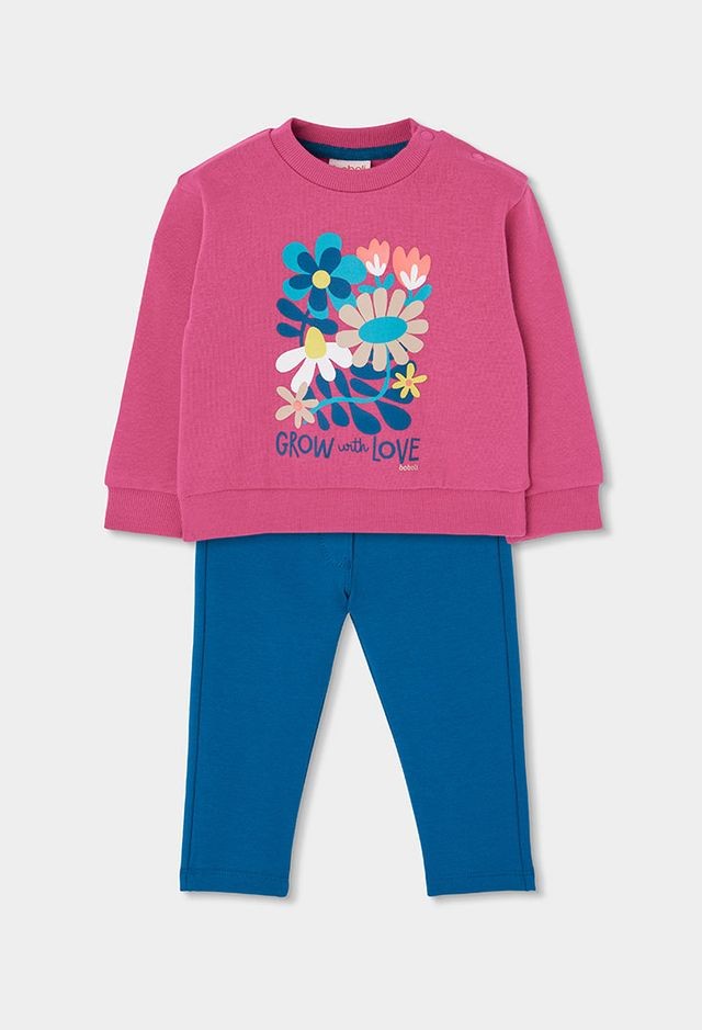 Boboli Girl Fuchsia Legging Set