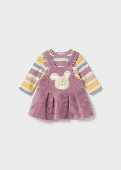 Mayoral Dungaree skirt               Mauve
