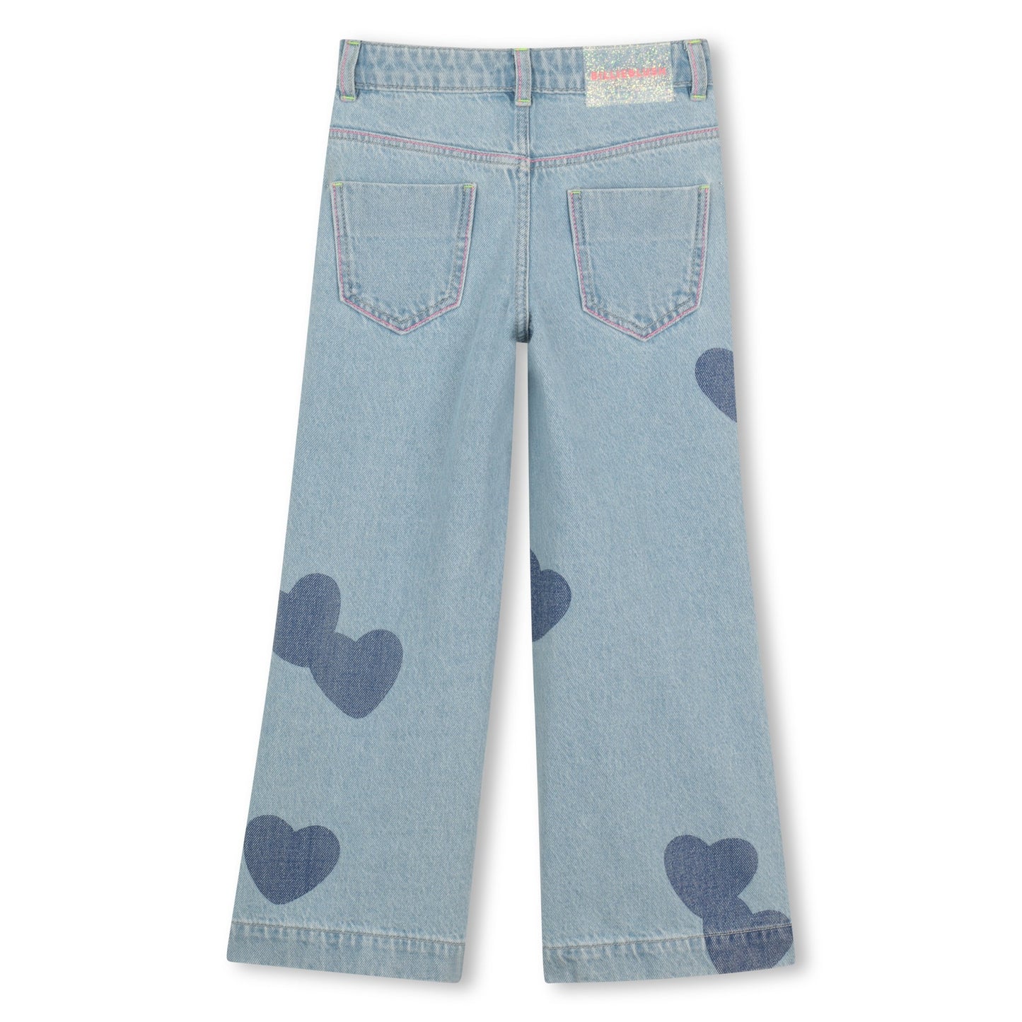 BILLIEBLUSH DENIM TROUSERS DOUBLE STONE+BLEACH