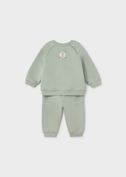 Mayoral Unisex Tracksuit in Soft Green